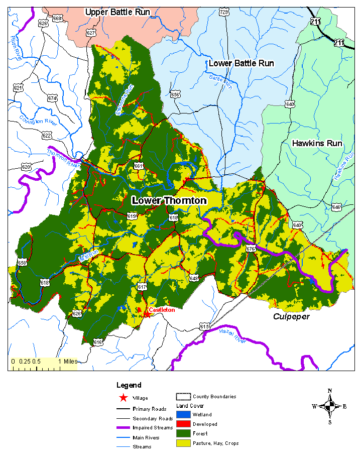 Lower Thornton, Land Cover Map